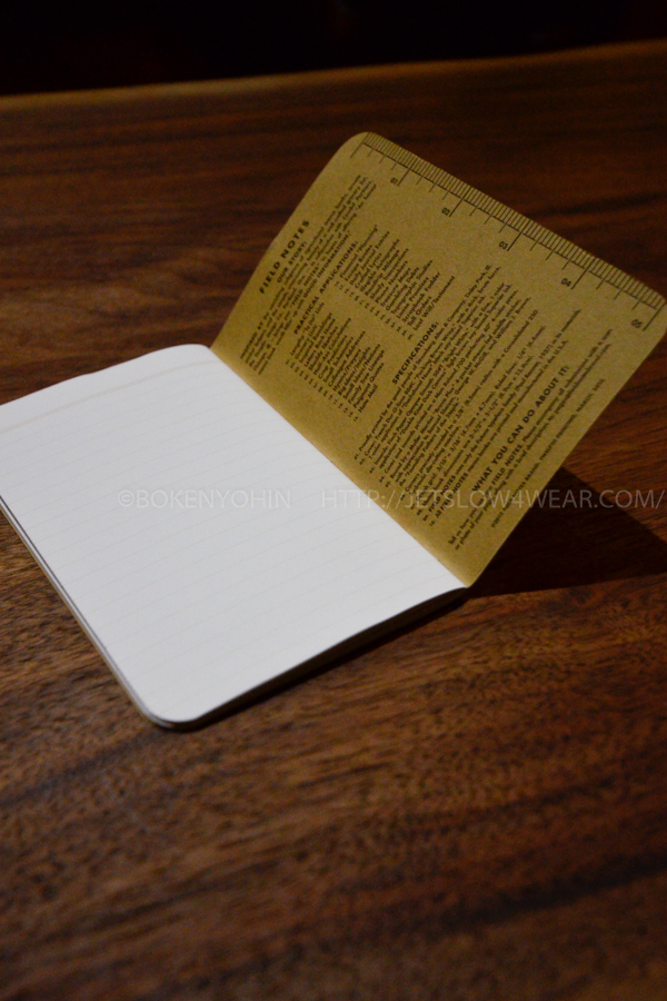 FIELD NOTES 3-PACK （フィールドノート 3冊セット）「冒険用品」