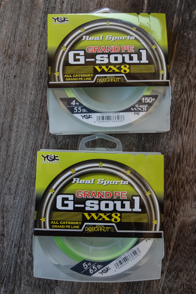 YGK G-Soul WX8  4号・5号・6号