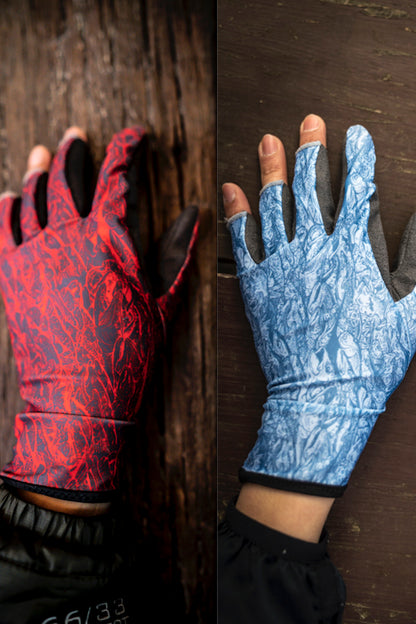 Globe-Gloves Type S  モールレッド・ノースブルー