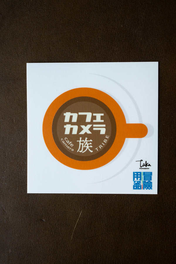 [カフェカメラ族]  ステッカー2019 ES