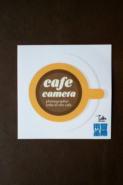 [カフェカメラ族]  ステッカー2019 ES