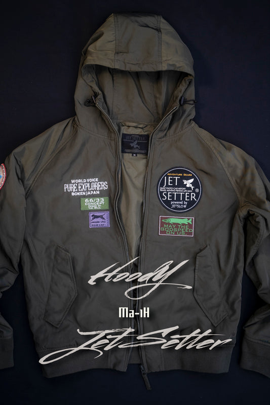 [MA-1 x Hoody]  Ma-1H フライトジャケット