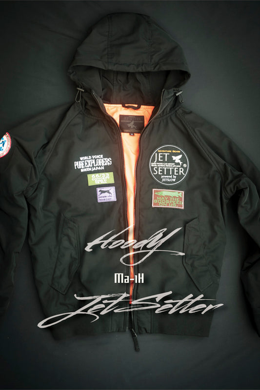 [MA-1 x Hoody]  Ma-1H フライトジャケット