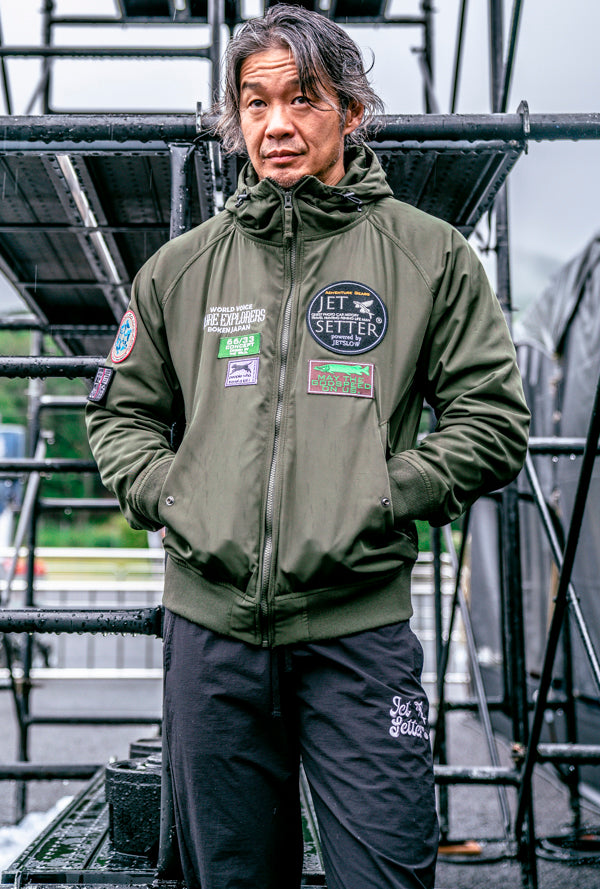 [MA-1 x Hoody]  Ma-1H フライトジャケット