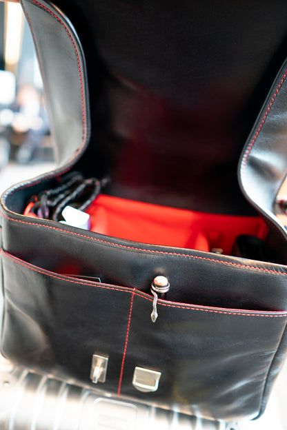 【中古・掘り出しモノ】どうぐかばんPM　Britain Black × Londoner Red