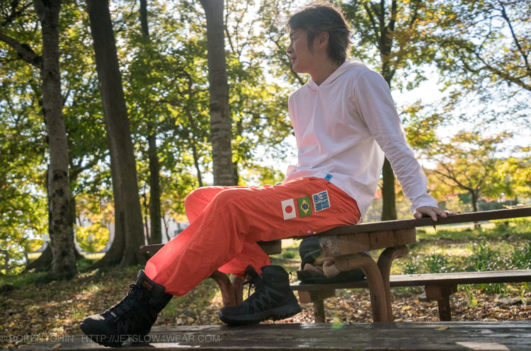 バグアレーロ　エクスプローラー・パンツ レスキューオレンジ