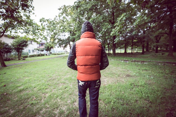 [HISTORY]-2018年- [Shlaf down Vest] シュラフベストHH BTTFオレンジ（Mサイズ）