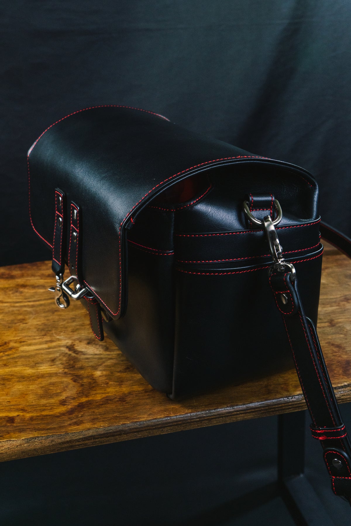 【中古・掘り出しモノ】どうぐかばんPM　Britain Black × Londoner Red