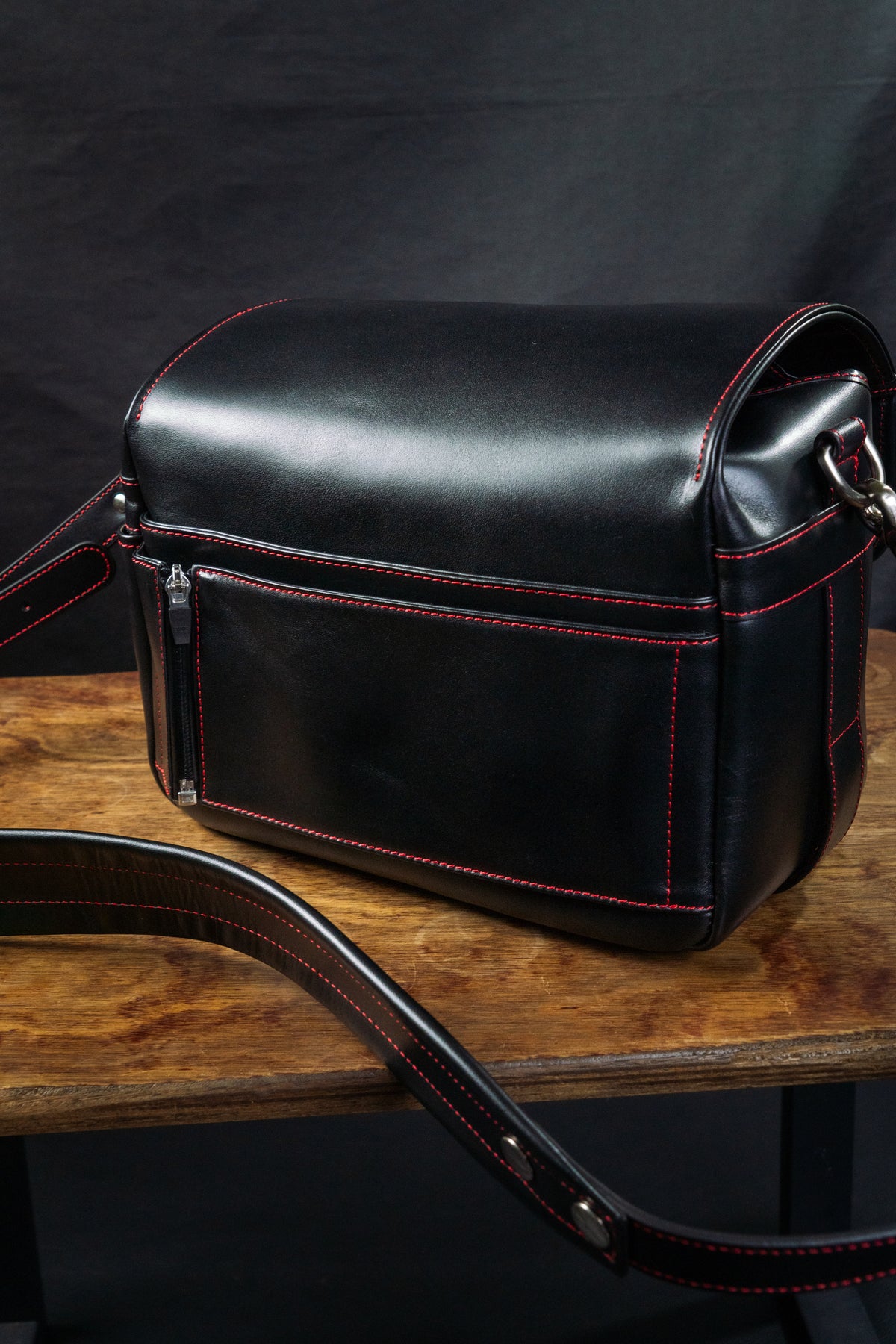 【中古・掘り出しモノ】どうぐかばんPM　Britain Black × Londoner Red