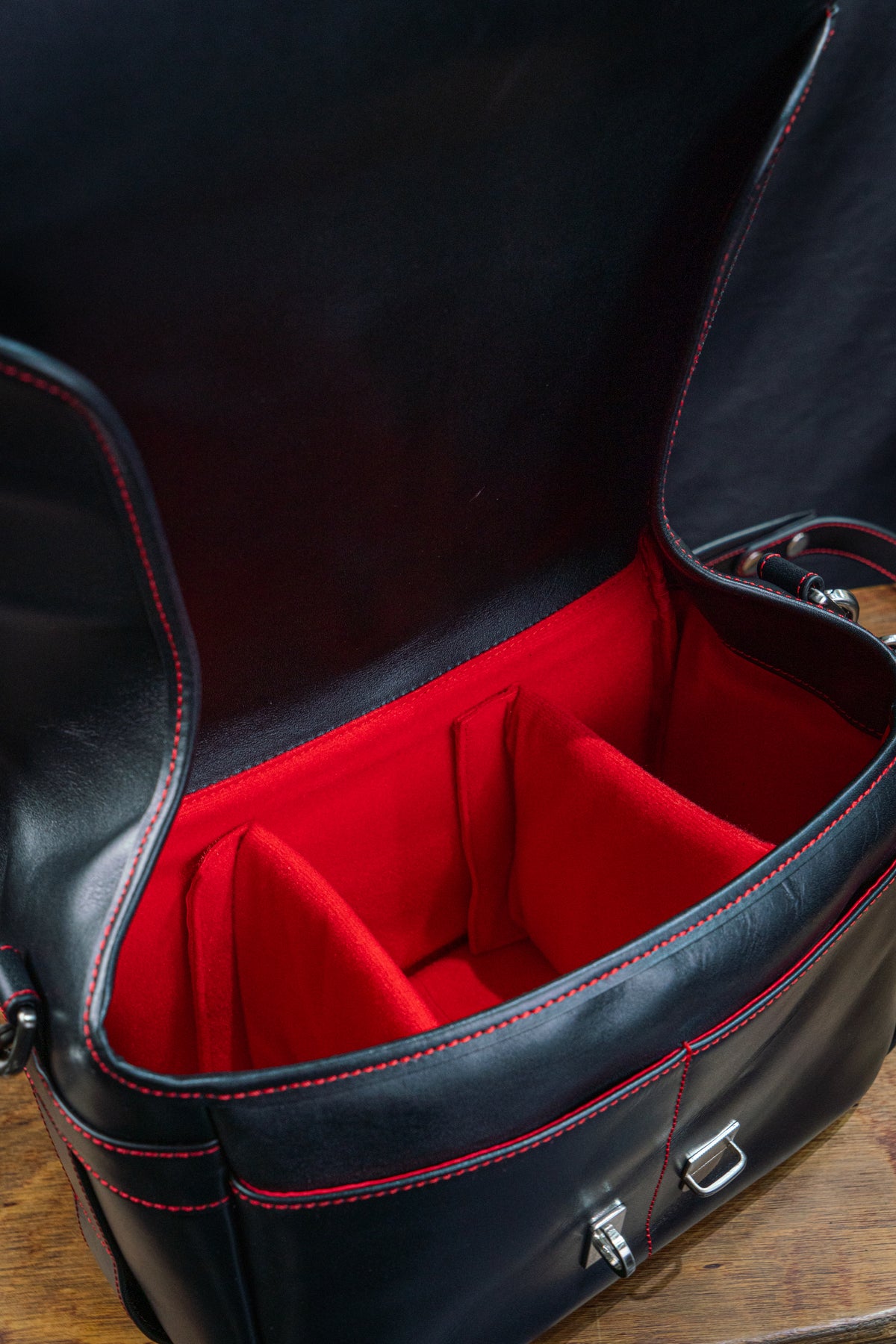 【中古・掘り出しモノ】どうぐかばんPM　Britain Black × Londoner Red
