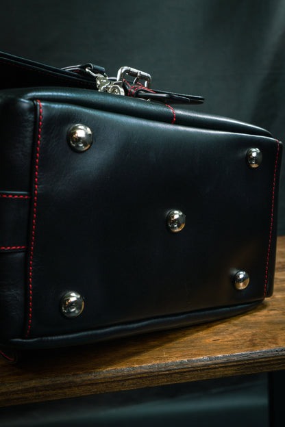 【中古・掘り出しモノ】どうぐかばんPM　Britain Black × Londoner Red