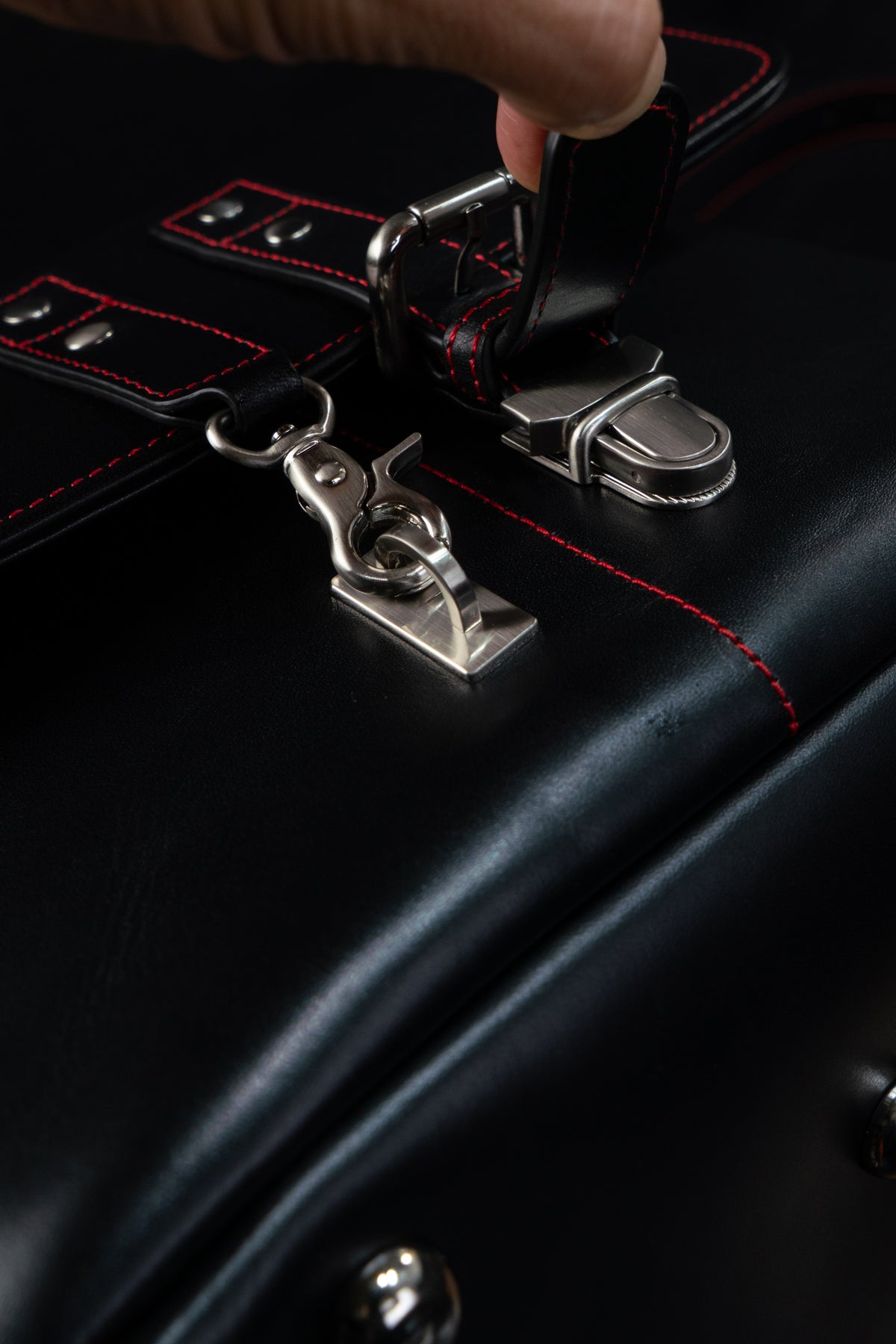 【中古・掘り出しモノ】どうぐかばんPM　Britain Black × Londoner Red