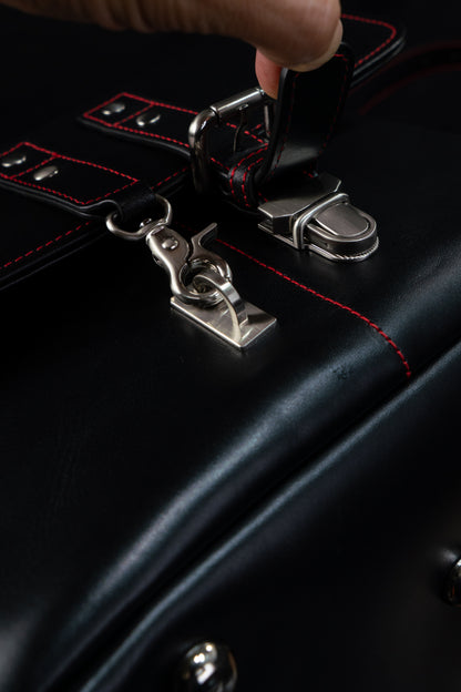 【中古・掘り出しモノ】どうぐかばんPM　Britain Black × Londoner Red
