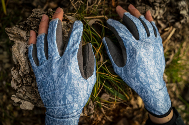 Globe-Gloves Type S  モールレッド・ノースブルー