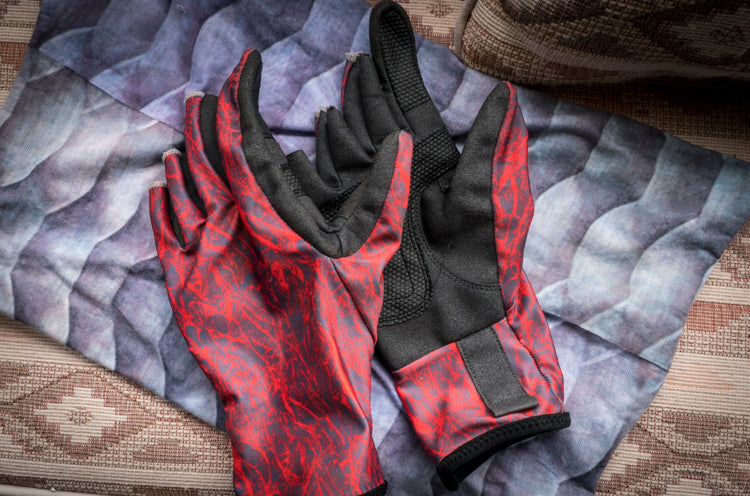 Globe-Gloves Type S  モールレッド・ノースブルー