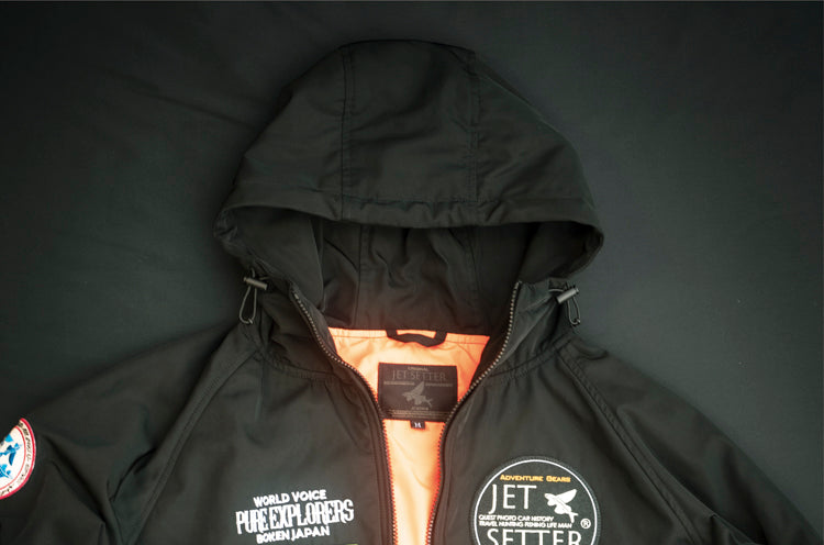 [MA-1 x Hoody]  Ma-1H フライトジャケット