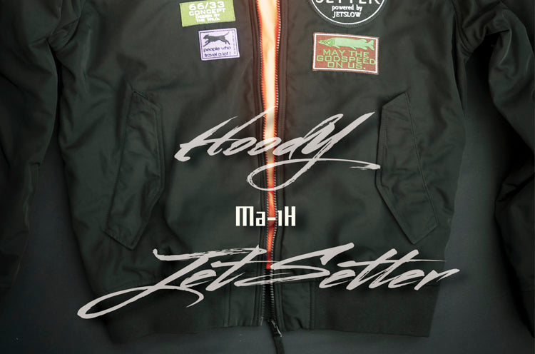[MA-1 x Hoody]  Ma-1H フライトジャケット