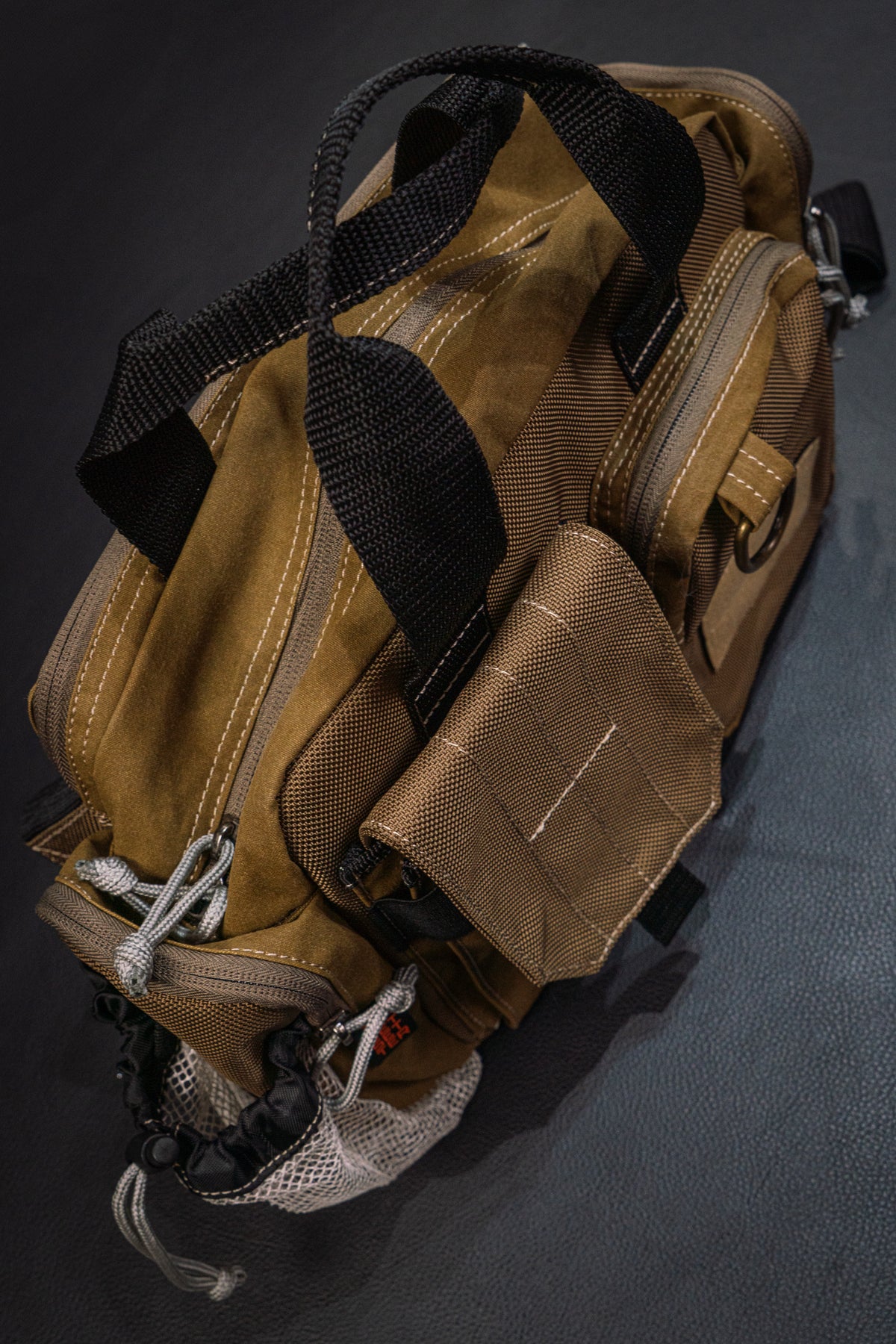 【中古・掘り出しモノ】ミリタリーショルダー・オーロ  (CORDURAx軍幕)[ピス無しプロト]