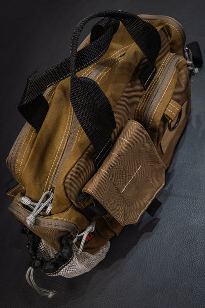 【中古・掘り出しモノ】ミリタリーショルダー・オーロ  (CORDURAx軍幕)[ピス無しプロト]
