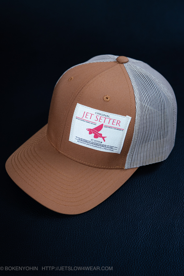 JetSetter][3Dトビウオ]ロゴキャップ「冒険用品」