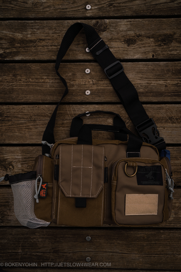 ミリタリーショルダー・オーロ (CORDURAx軍幕)「冒険用品」