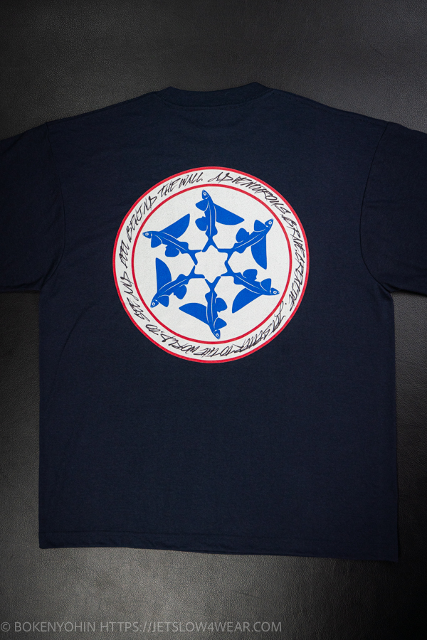 ウェア tobiuo JetSeter] トビウオサークルTシャツ (受注生産9月19日まで)「冒険用品」