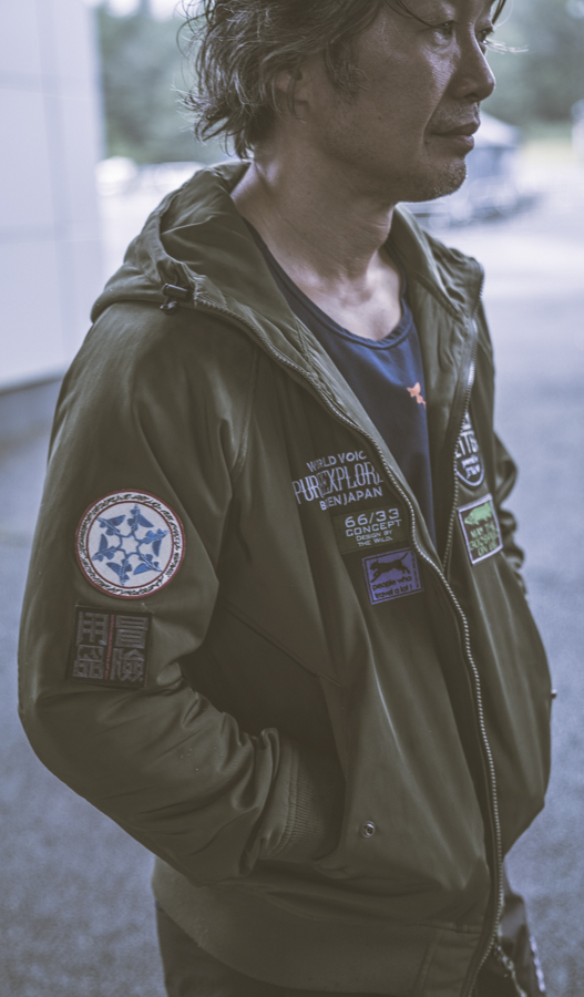 MA-1 x Hoody] Ma-1H フライトジャケット「冒険用品」