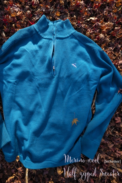 Jetsetter メリノウール ジップセーター ユーロカラー 冒険用品