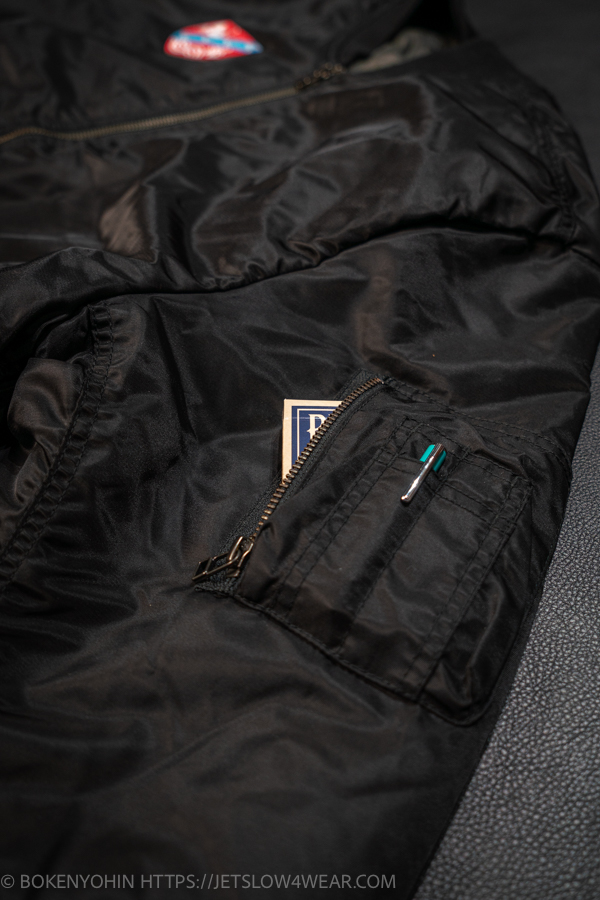 冒険用品　ジェットセッター　MA-1　ブラック 受注生産11月15日まで!] [JetSetter] MA-1 ローカルヒーロー「冒険用品」